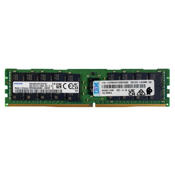 RAM IBM 64GB 2Rx4 PC4-25600R DDR4 RDIMM 3200MHz 78P6815