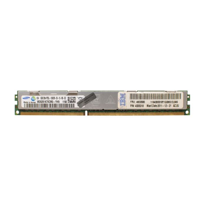 RAM IBM 8GB 2Rx4 PC3L-10600 DDR3 RDIMM 1333MHz 43X5318