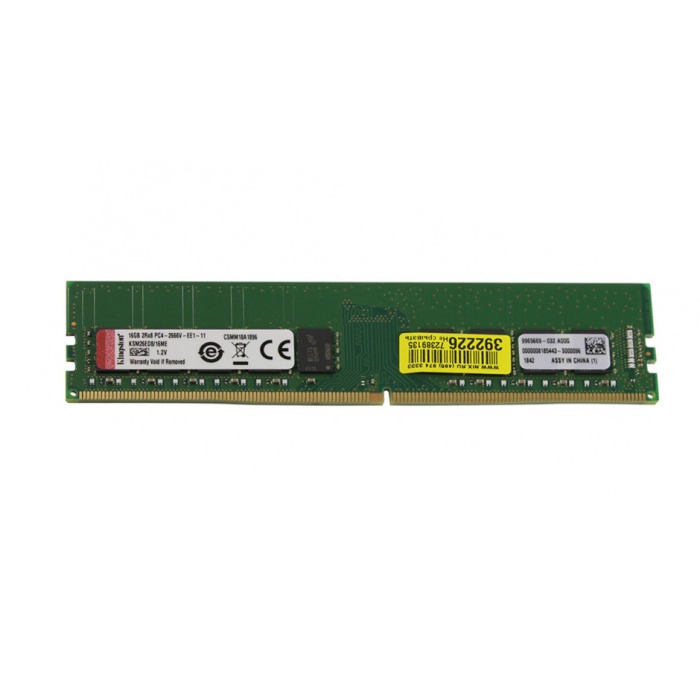 RAM Kingston 16GB 2Rx8 PC4-21300E DDR4 2666MHz UDIMM ECC KSM26ED8/16ME