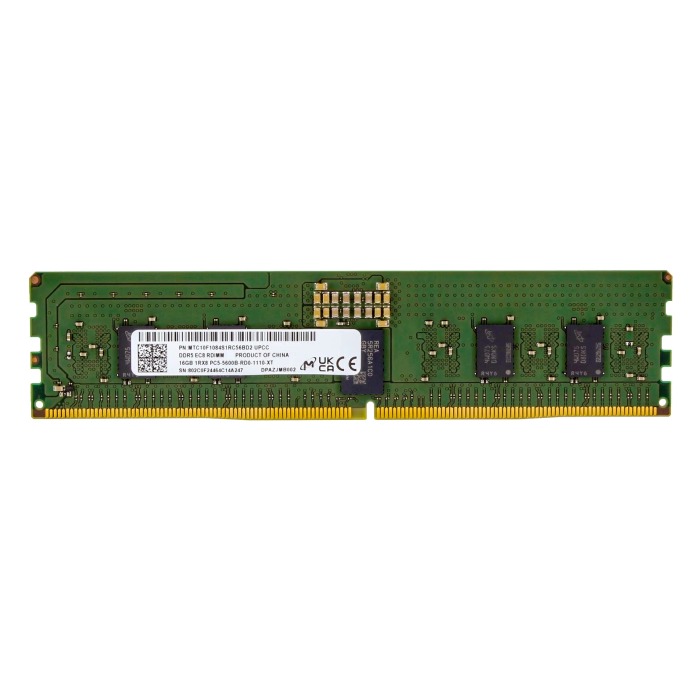 RAM Micron 16GB 1Rx8 PC5-44800 DDR5 5600MHz RDIMM ECC MTC10F1084S1RC56BD2