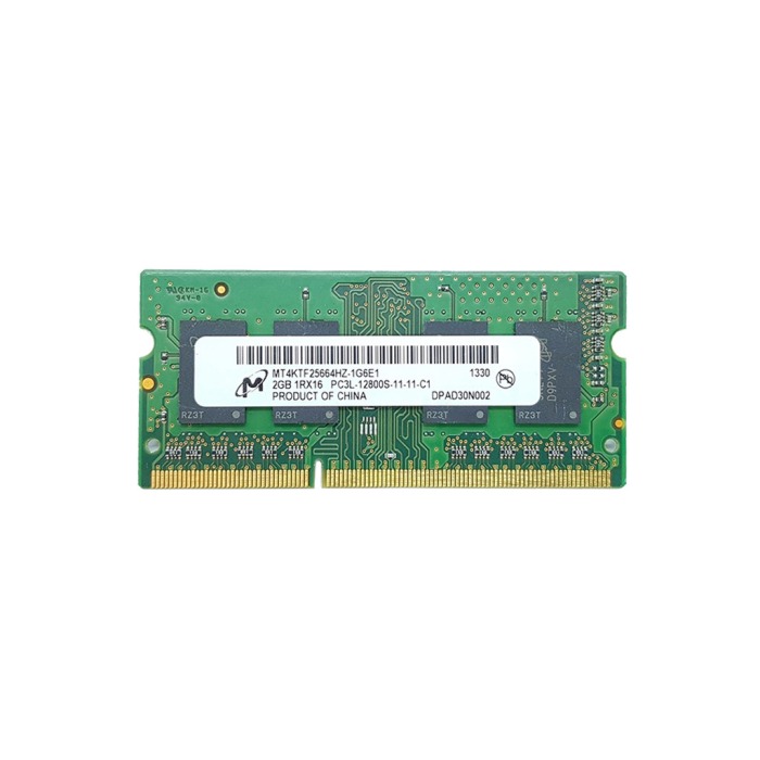 RAM Micron 2GB 1Rx16 PC3L-12800S DDR3 UDIMM 1600MHz MT4KTF25664HZ-1G6E1