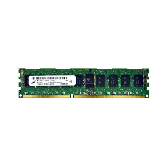 RAM Micron 4GB 2Rx8 PC3L-10600R DDR3 RDIMM 1333MHz MT18KSF51272PDZ-1G4D1