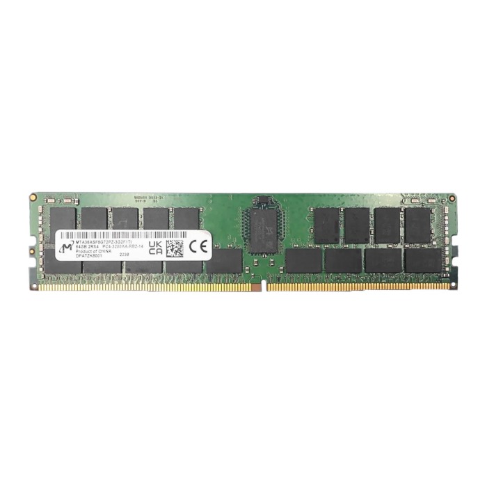 RAM Micron 64GB 2Rx4 DDR4 RDIMM 3200MHz MTA36ASF8G72PZ-3G2F1