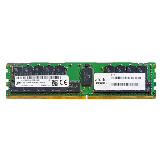 RAM Micron 64GB 4Rx4 PC4-21300V-R DDR4 RDIMM 2666MHz MTA72ASS8G72PSZ-2S6G1