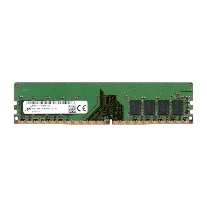 RAM Micron 8GB 1Rx8 DDR4-2666U DDR4 UDIMM 2666MHz MTA8ATF1G64AZ-2G6