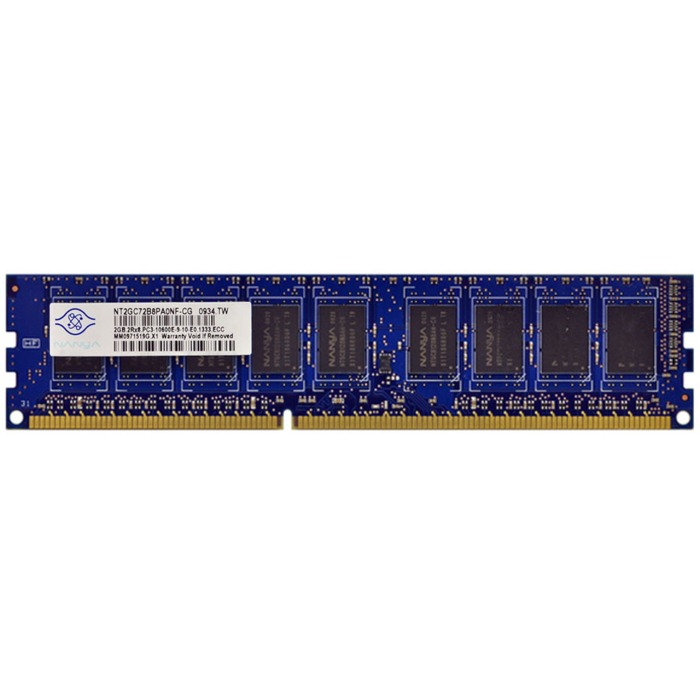 RAM Nanya 2GB 2Rx8 DDR3 UDIMM 1333MHz NT2GC72B8PA0NF-CG
