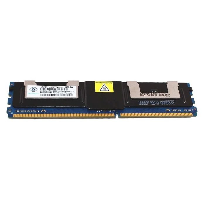 RAM Nanya 2GB 2Rx8 PC2-5300F DDR2 FBDIMM 667MHz NT2GT72U8PD1BD-3C