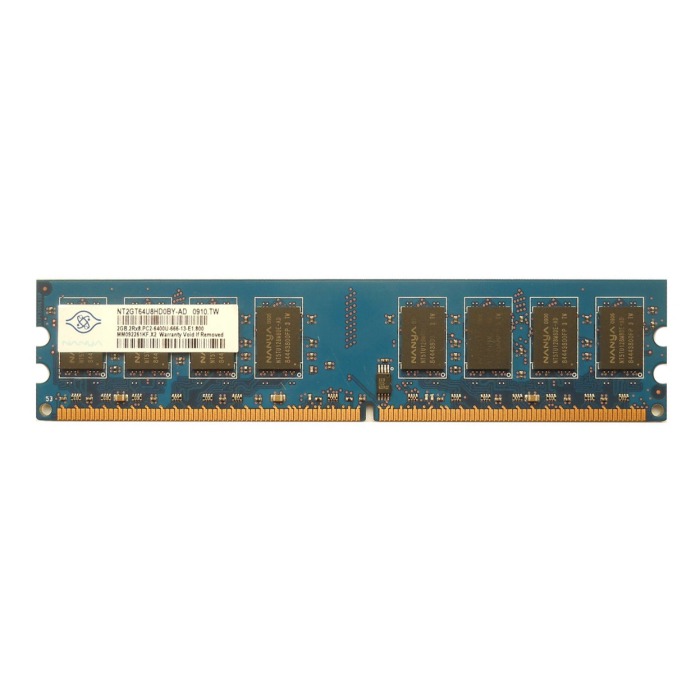 RAM Nanya 2GB 2Rx8 PC2-6400 DDR2 800MHz NT2GT64U8HD0BY-AD