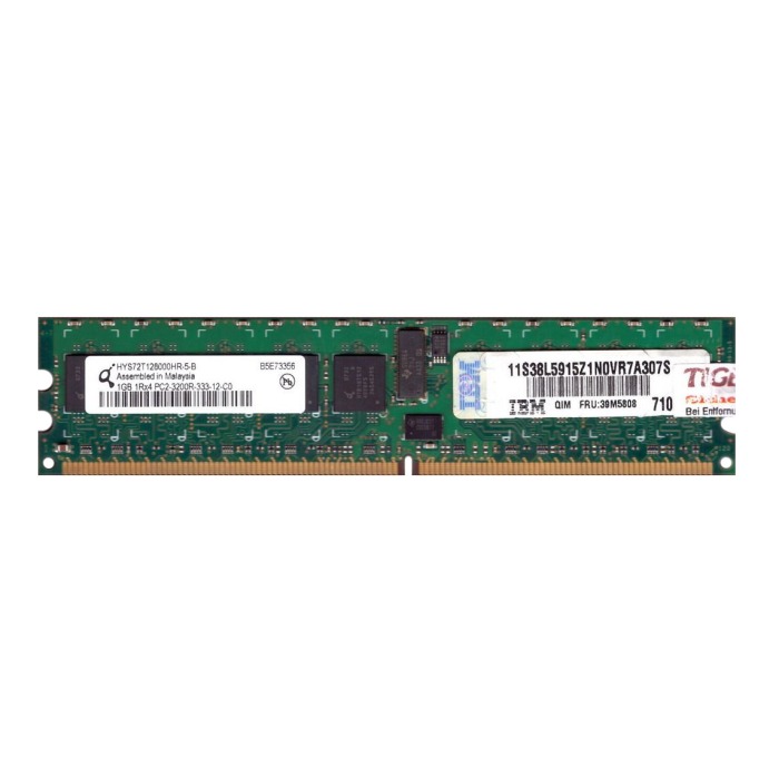 RAM Qimonda 1GB 1Rx4 PC2-3200R DDR2 400MHz HYS72T128000HR-5-B