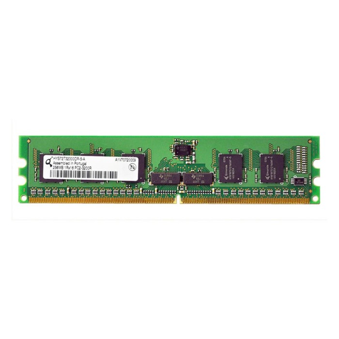 RAM Qimonda 256MB 1Rx16 PC2-3200R DDR2 RDIMM 400MHz HYS72T32000DR-5-A