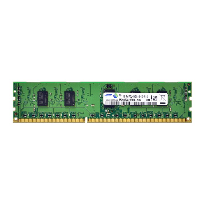 RAM Samsung 1GB 1Rx8 PC3L-10600R DDR3 RDIMM 1333MHz M393B2873FH0-YH9