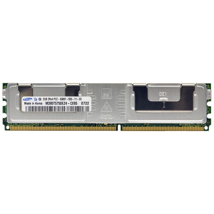 RAM  Samsung 2GB 2Rx4 PC2-5300F DDR2 FBDIMM 667MHz M395T5750EZ4-CE65