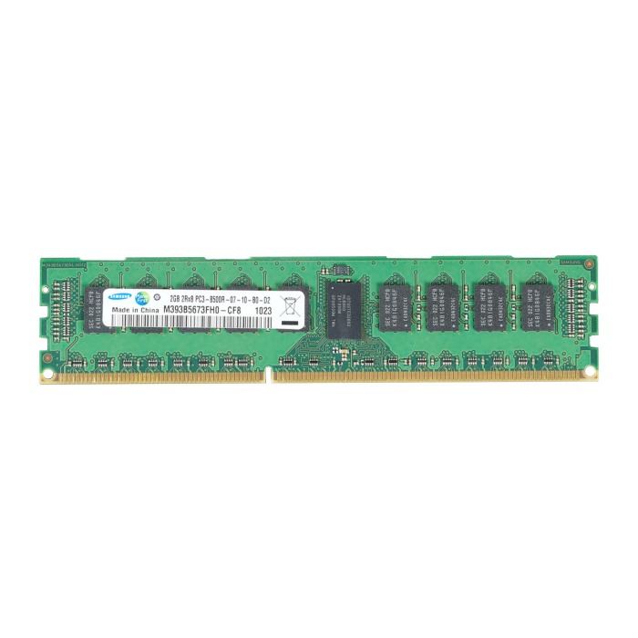 RAM Samsung 2GB 2Rx8 PC3-8500R DDR3 RDIMM 1066MHz M393B5673FH0-CF8