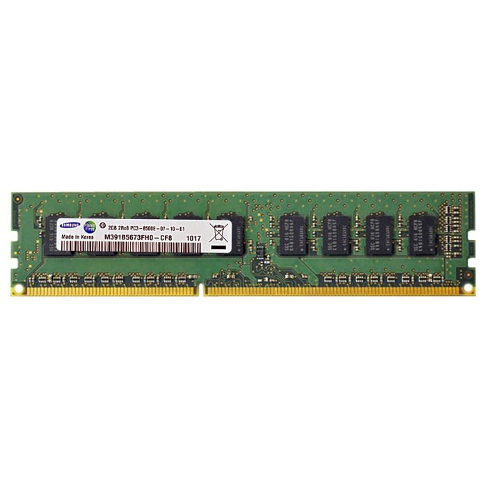 RAM Samsung 2GB PC3-8500E DDR3 UDIMM ECC 1066MHz M391B5673FH0-CF8