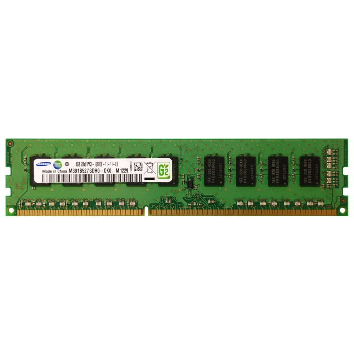 RAM Samsung 4GB 2Rx8 PC3-12800E DDR3 UDIMM 1600MHz M391B5273DH0-CK0