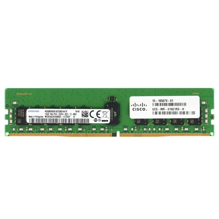 RAM Samsung Cisco 16GB 1Rx4 PC4-21300 DDR4 RDIMM ECC 2666MHz 15-105079-01