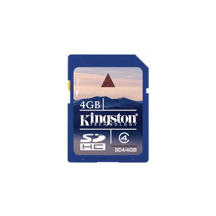 SD Card Kingston 4GB MicroSDHC Class 4