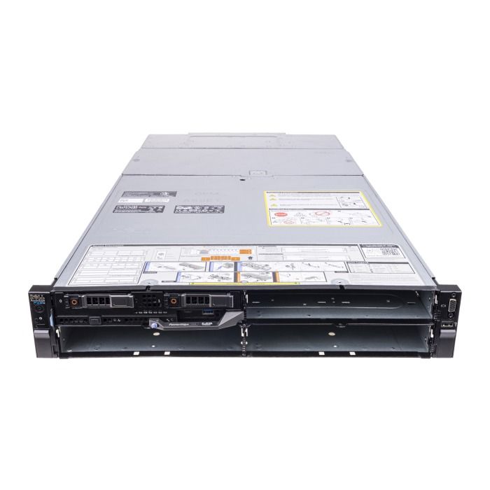 Server Dell PowerEdge FX2s with FC640 2x2.5(2x6130, 32GB, H730P, 2x960GB), 2xSwitch Dell 8x10GbE SFP+ Pass Through, CMC, Rails