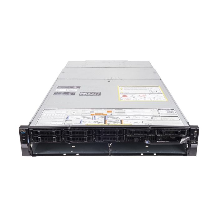 Server Dell PowerEdge FX2s with FC830 8x2.5(2xE5-4655v4, 32GB, H730, 2x960GB), 2xSwitch Dell 8x10GbE SFP+ Pass Through, CMC, Rails