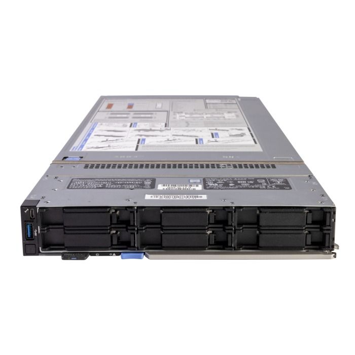 Server Dell PowerEdge MX740c 6x2.5" with 2xGold 6144, 32GB, 2x 480GB SSD SATA 2.5", 2x25GbE SFP28