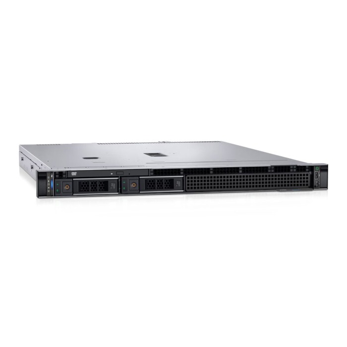 Server Dell PowerEdge R250 2x3.5" NHP with 1x E-2314, 16GB RAM, H355, 2x 480GB SSD SATA 6G RI 2.5", 1x PSU, rails, iDRAC 9