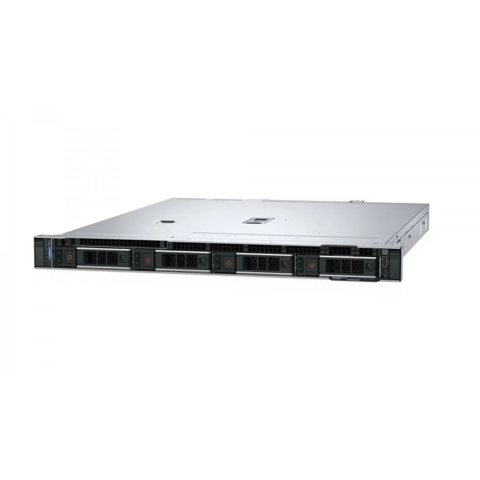 Server Dell PowerEdge R360 4x3.5" with E-2488, 128GB RAM, H355, 2x 7.68TB SSD SAS 12G RI 2.5", 2x10GbE SFP+, 2x PSU 600W, bezel, iDRAC 9 Enterprise
