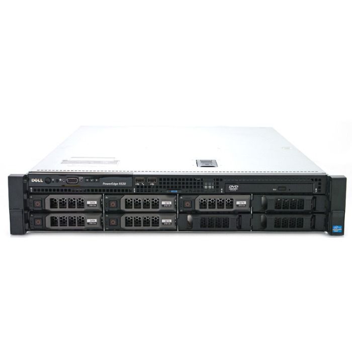 Server Dell PowerEdge R530 8x3.5" with 2xE5-2695 v3, 32GB RAM, H730, 2x 480GB SSD SATA 2.5", 4x1GbE, 2xPSU, Rails, iDRAC 8 Enterprise