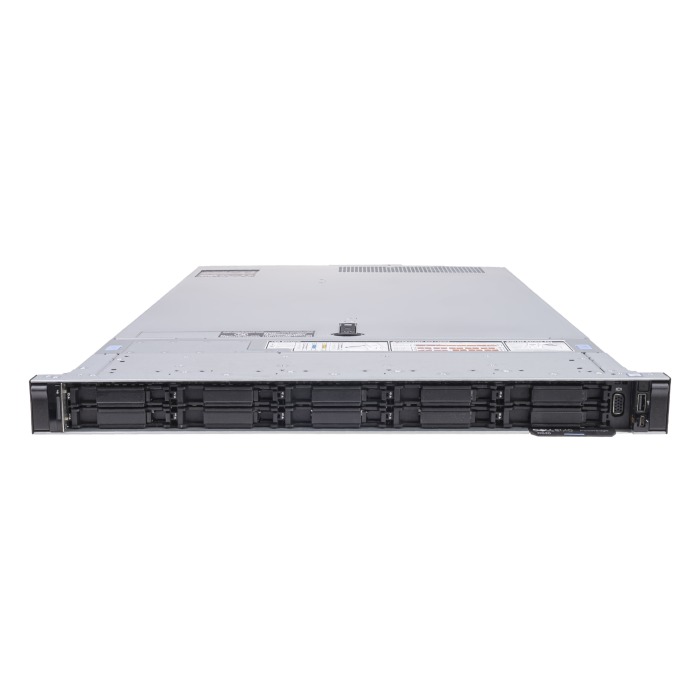 Server Dell PowerEdge R640 10x2.5" with 2x Gold 6134, 64GB RAM, H730p, 2x 480GB SSD SATA 2.5", 4x1GbE, 2x PSU 1100W, rails, iDRAC 9 Enterprise