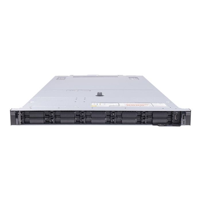 Server Dell PowerEdge R6525 10x2.5" with 2x EPYC 7763, 2TB RAM, H755 Front, 2x 2x25GbE, bezel, TPM, 2xPSU, rails, iDRAC 9 Enterprise