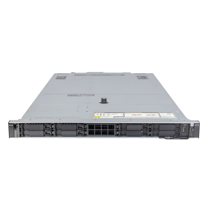 Server Dell PowerEdge R660 8x2.5" NVMe with 2x Gold 5416S, 256GB RAM, 2x Dell 960GB SSD NVMe U.2 2.5", 2x 1.92TB SSD NVMe U.2 2.5", 4x10GbE SFP+, 2x PSU 1400W, rails, bezel, iDRAC9 Enterprise