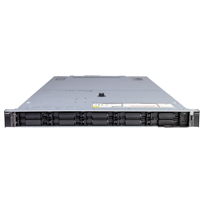 Server Dell PowerEdge R6625 10x2.5" with 2x EPYC 9124, 32GB RAM, H755, BOSS-N1 with 2x Dell 480GB SSD NVMe M.2, 4x 6.4TB SSD SAS 12G MU 2.5", 4x10GbE SFP+, 2x PSU 1400W, rails, iDRAC9 Enterprise