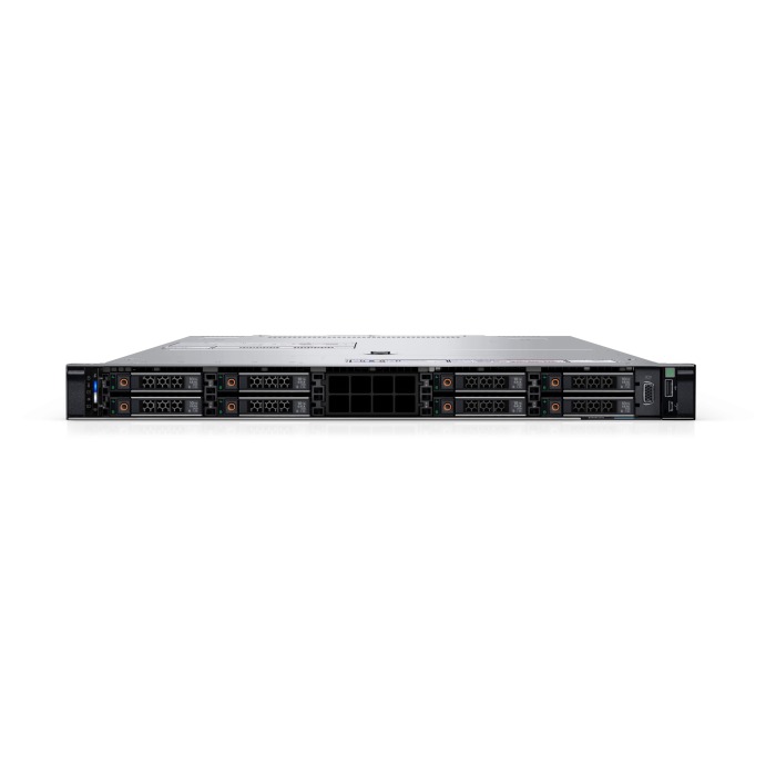 Server Dell PowerEdge R6625 8x2.5" with 2x EPYC 9124, 64GB RAM, H355, 2x 480GB SSD SATA 2.5", 4x1GbE, 2x PSU 1400W, rails, iDRAC9 Enterprise