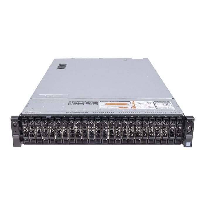 Server Dell PowerEdge R730xd 24x2.5" with 2x E5-2670 v3, 32GB RAM, H730, 4x450GB SAS 2.5", 4x1GbE, 2xPSU, Rails, iDRAC 8 Enterprise