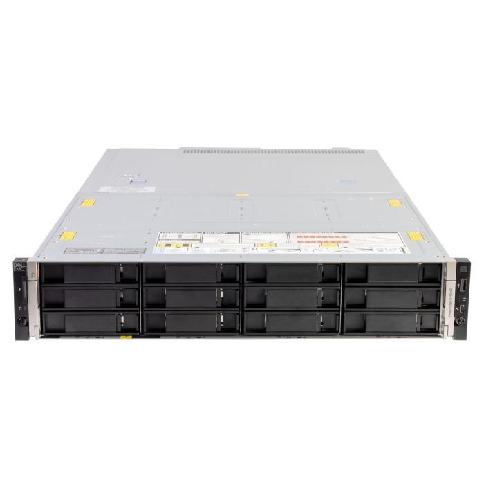 Server Dell PowerEdge R740xd2 24x3.5" with 2x Gold 6128, 256GB RAM, H730P, 8x 8TB SAS 12G 3.5", 2x10GbE SFP+, 2x PSU 750W AC, rails, iDRAC9 Enterprise