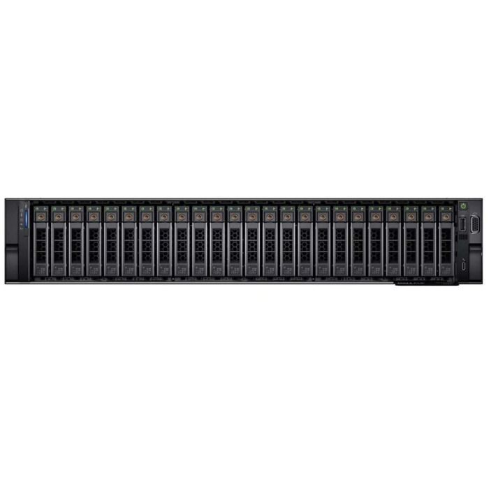 Server Dell PowerEdge R7415 24x2.5" (12xNVMe) with 1x AMD EPYC 7401P, 32GB, H730P, 2x 960GB SSD SATA 2.5", 2x PSU, Rails iDRAC 9 Enterprise