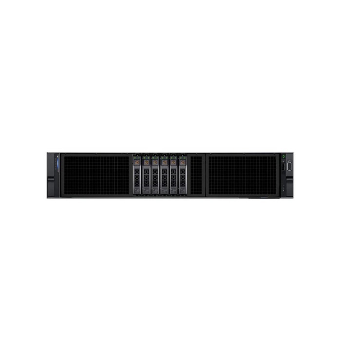 Server Dell PowerEdge R750xa 6x2.5" NVMe with 2x Gold 6338, 64GB RAM, BOSS-S2 with 2x Dell 480GB SSD SATA RI M.2, 2x10/25GbE SFP28, 2x PSU 2800W, rails, iDRAC9 Enterprise