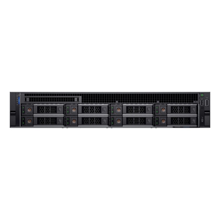 Server Dell PowerEdge R750xs 8x3.5" with 2x Gold 6342, 128GB RAM, BOSS-S2 with 2x Dell 480GB SSD SATA RI M.2, H755, 4x 15.36TB SSD SAS 12G RI 2.5", 4x10GbE SFP+, 2x PSU 1400W, rails, bezel, iDRAC9 Enterprise