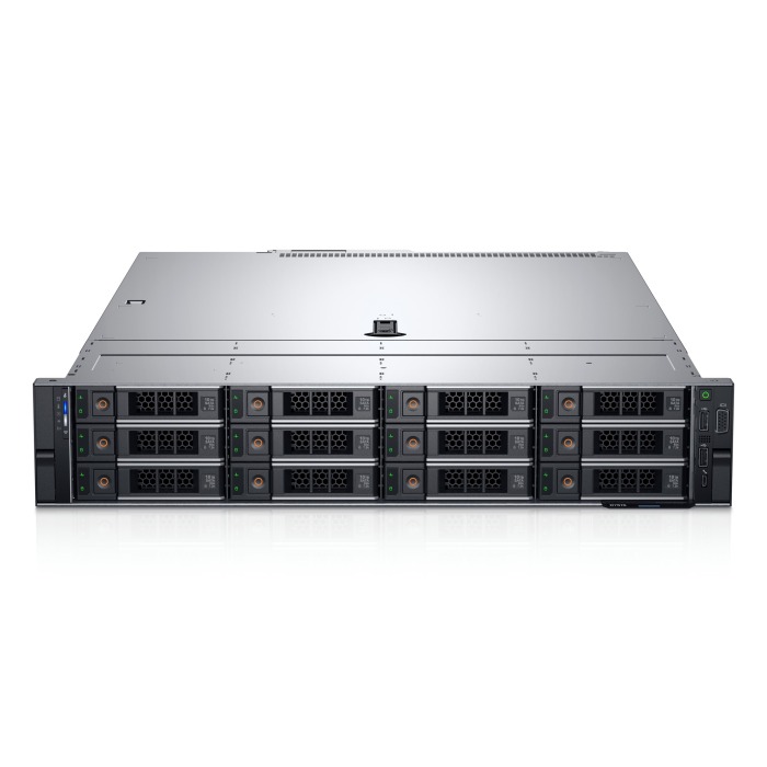 Server Dell PowerEdge R7515 12x3.5" with 1x EPYC 7262, 32GB RAM, H330, 1x10GbE, 2x PSU 750W, rails, iDRAC9 Enterprise