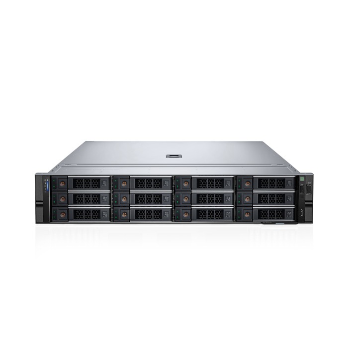 Server Dell PowerEdge R760 12x3.5"with 2x Gold 6444Y, 64GB RAM, H755, 2x 400GB SSD SAS 12G RI 2.5", 2x1GbE, 2x PSU 3200W, rails, iDRAC9 Enterprise