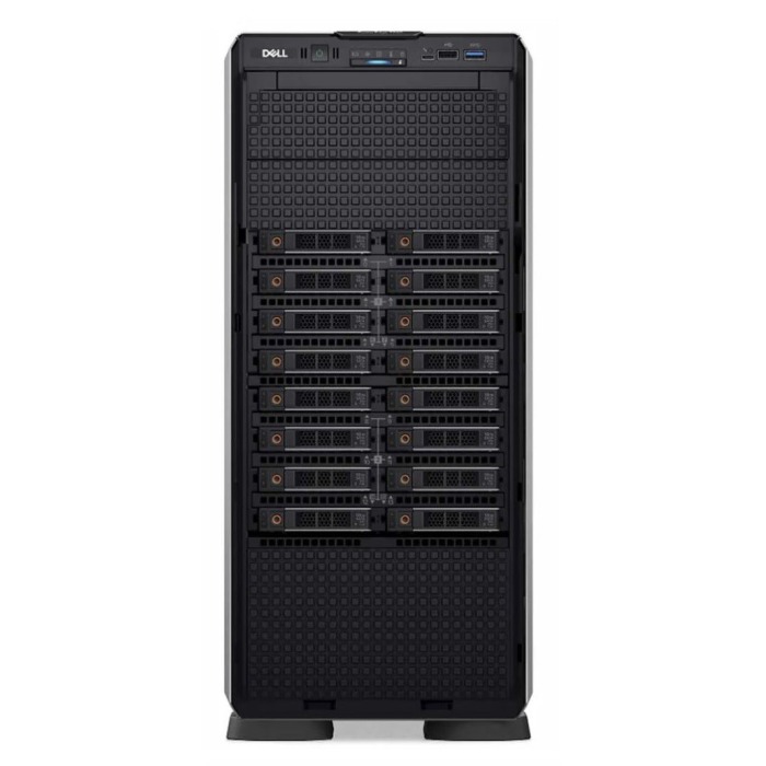 Server Dell PowerEdge T550 16x2.5" with 2x Gold 6346, 64GB RAM, BOSS-S2, 2x Dell 480GB SSD SATA 6G M.2 2280 RI, 2x10GbE SFP+, 2x PSU, iDRAC 9