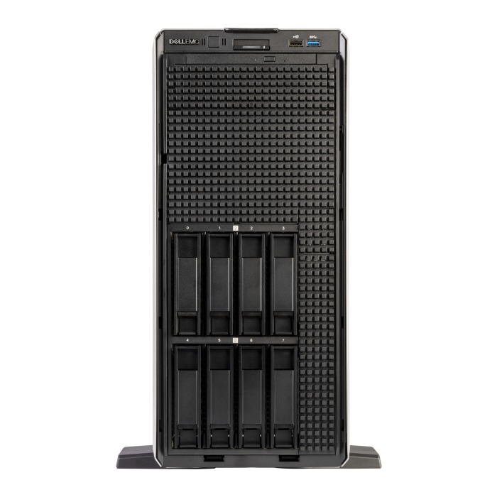 Server Dell PowerEdge T550 8x3.5" with 1x Gold 5315Y, 32GB RAM, H345, 2x 960GB SSD SATA 2.5", 2x PSU 1100W, iDRAC9 Enterprise