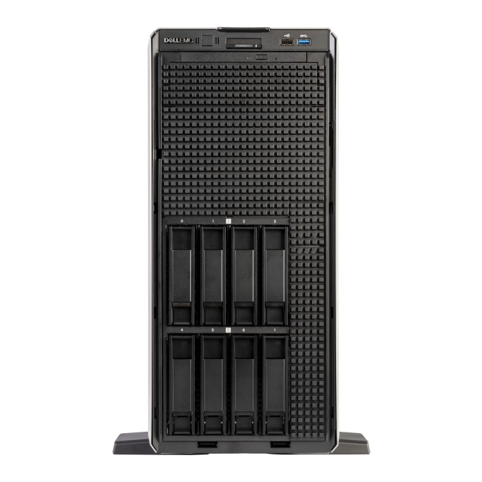 Server Dell PowerEdge T550 8x3.5" with 2x Silver 4309Y, 32GB RAM, H345, BOSS-S2 with 2x Dell 480GB SSD SATA RI M.2, 2x 6TB SAS 12G 3.5", 2x10GbE SFP+, 2x PSU 800W, iDRAC9 Enterprise