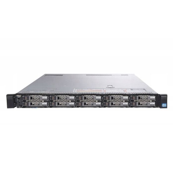 Server Dell R620 10x2.5" with 2xE5-2660, 32GB RAM, H710P, 2x480GB SSD SATA 2.5", 4x1GbE, 2xPSU, Rails, iDRAC 7 Enterprise