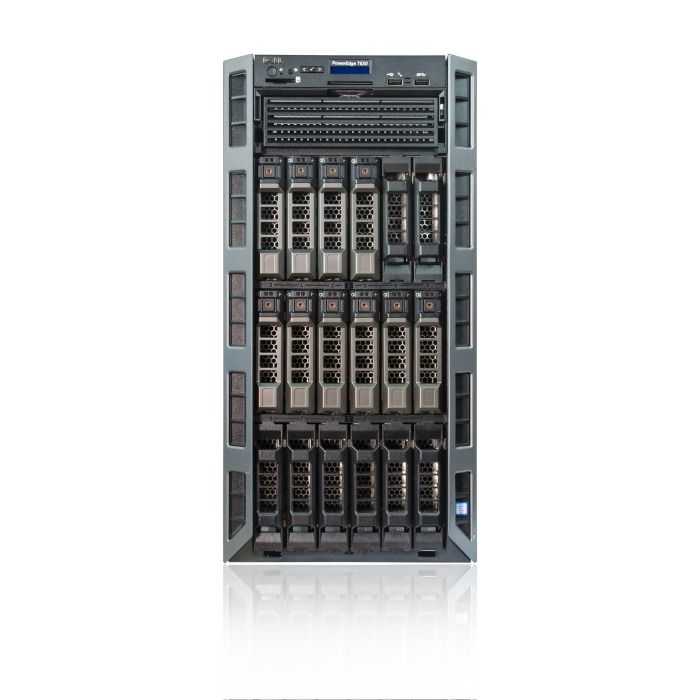 Server Dell T630 18x3.5" with 2xE5-2699 v3, 128GB RAM, H730, 2x 480GB SSD SATA 2.5", 2xPSU, Rails, iDRAC 8 Enterprise