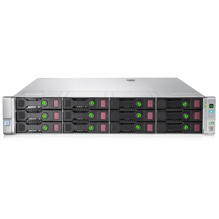 Server HPE DL380 G9 12x3.5" with 2xE5-2683 v3, 32GB, P840, 2x960GB SSD SATA 2.5", 2xPSU, Rails, iLO Advanced