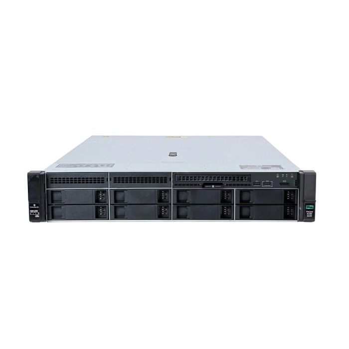 Server HPE ProLiant DL380 Gen10 8x3.5" with 2x Silver 4112, 128GB RAM, P408i-a, 2x HPE 960GB SSD SATA 2.5", 2x PSU, rails, iLO 5