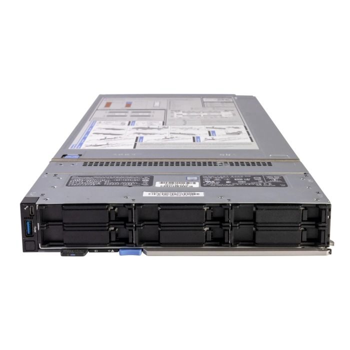 Serwer Dell PowerEdge MX740c 6x2.5" z 1xSilver 4110, 32GB, 2x 480GB SSD SATA 2.5", 2x25GbE SFP28