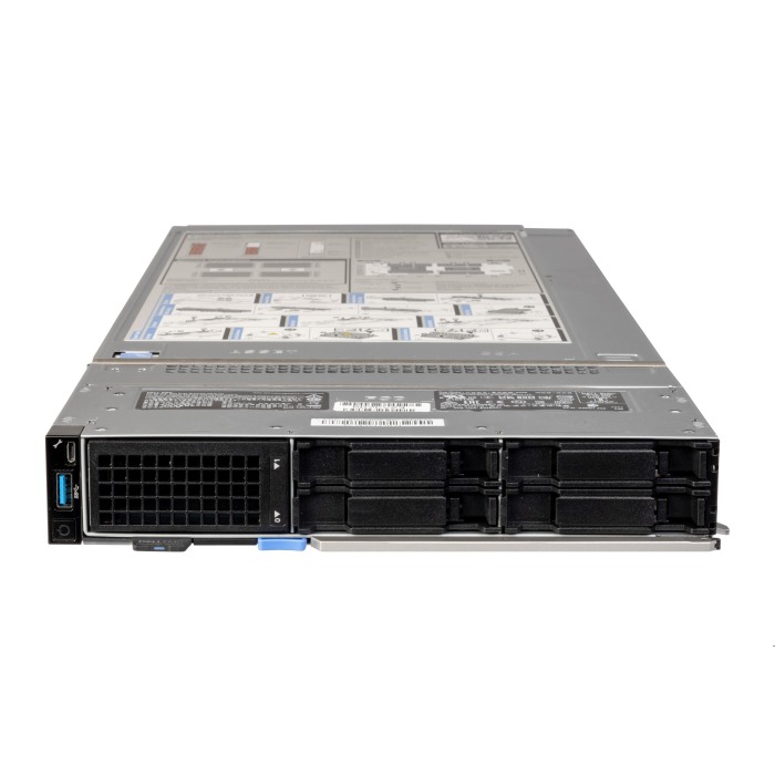 Serwer Dell PowerEdge MX750c 4x2.5" z 1x Gold 6346, 128GB RAM, H755, 2x 480GB SSD SATA 2.5", 2x10/25GbE SFP28, iDRAC 9