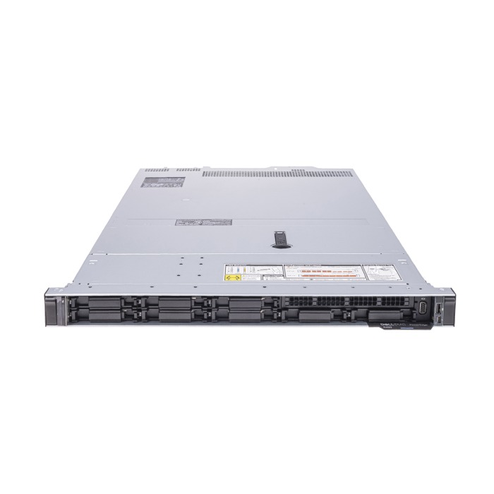 Serwer Dell PowerEdge R450 8x2.5" z 2x Gold 6346, 128GB RAM, H755, BOSS-S2 z 2x Dell 240GB SSD SATA RI M.2, 8x 960GB SSD SATA 2.5", 2x 1.6TB SSD PCIe NVMe HHHL, 2x1GbE, 2x PSU 800W, szyny, maskownica, iDRAC9 Enterprise