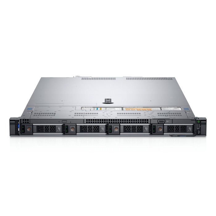 Serwer Dell PowerEdge R6415 4x3.5" z 1x EPYC 7351, 128GB RAM, H730P, 2x 480GB SSD SATA 2.5", 4x1GbE, 2x PSU 550W, szyny, iDRAC9 Enterprise